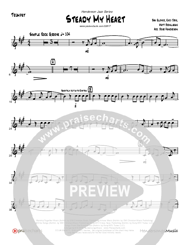 Steady My Heart Trumpet (Brad Henderson)