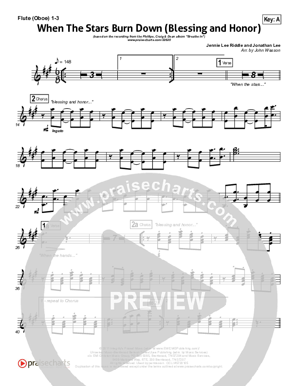 When The Stars Burn Down Wind Pack (Phillips Craig & Dean)