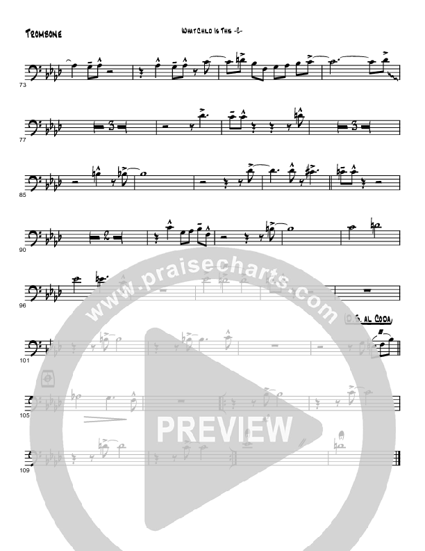 What Child Is This (Instrumental) Trombone (Brad Henderson)