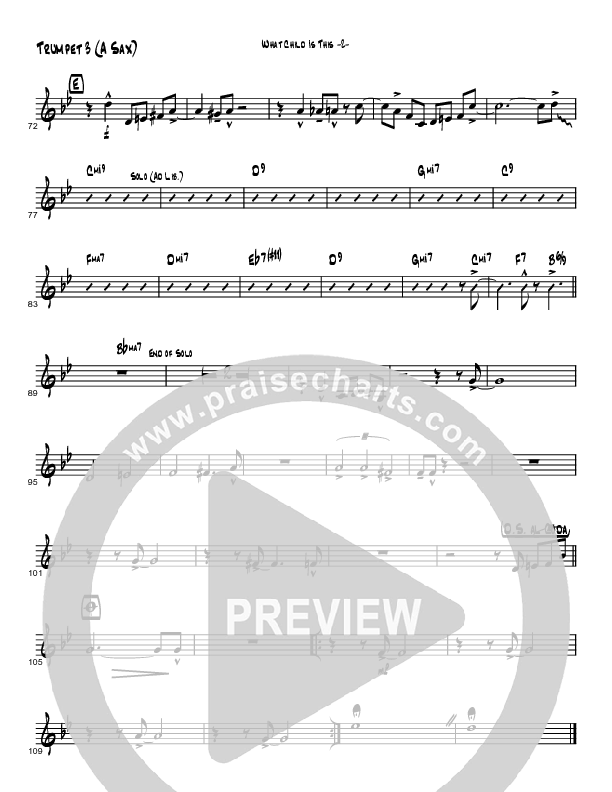 What Child Is This (Instrumental) Trumpet 3 (Brad Henderson)