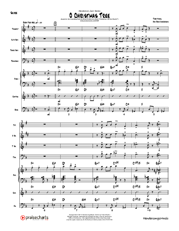 O Christmas Tree (Instrumental) Orchestration (Brad Henderson)