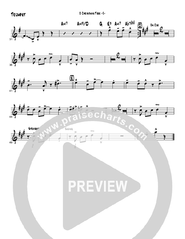 O Christmas Tree (Instrumental) Trumpet (Brad Henderson)