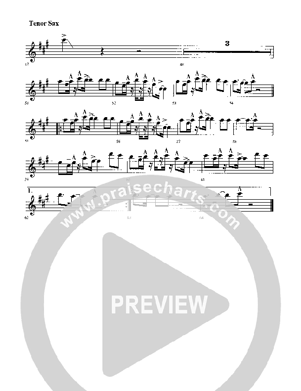 Come Bless The Lord Tenor Sax 2 (Rick Muchow)