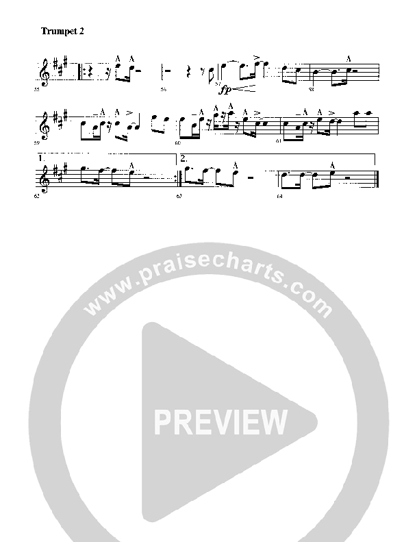 Come Bless The Lord Trumpet 2 (Rick Muchow)