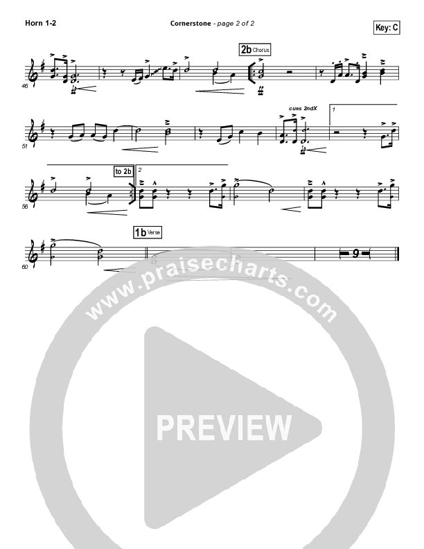 Cornerstone Brass Pack (Hillsong Worship)