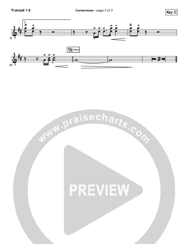 Cornerstone Trumpet 1,2 (Hillsong Worship)