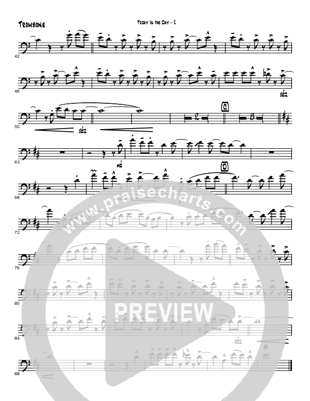 Today Is The Day (Instrumental) Trombone (Brad Henderson)