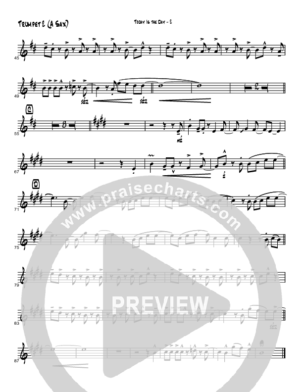 Today Is The Day (Instrumental) Trumpet 2 (Brad Henderson)