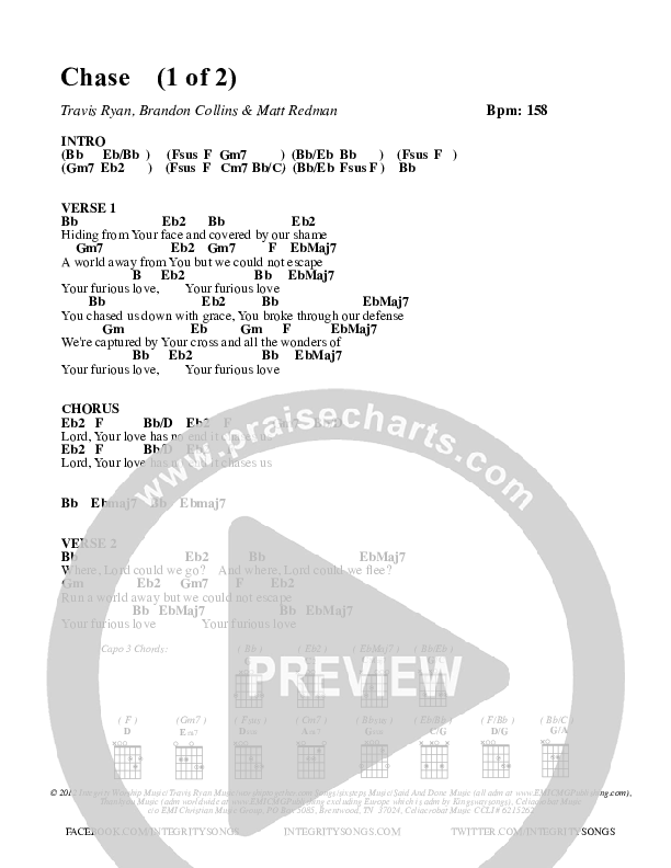 Chase Chord Chart (Travis Ryan)