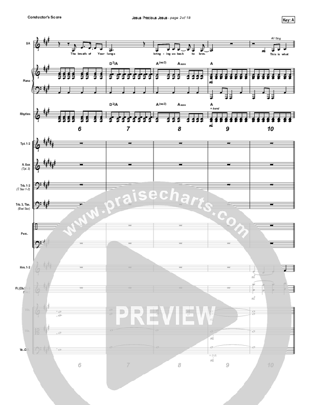 Jesus Precious Jesus Orchestration (Travis Ryan)