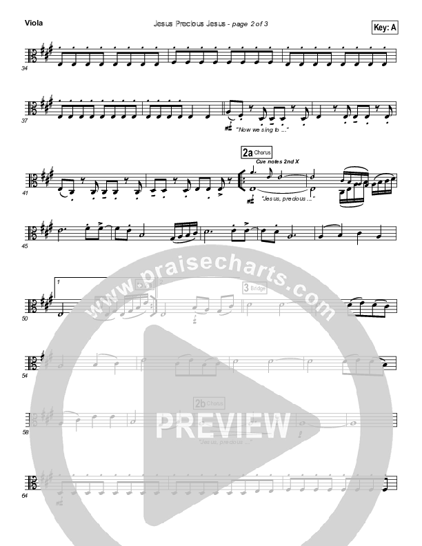 Jesus Precious Jesus Viola (Travis Ryan)