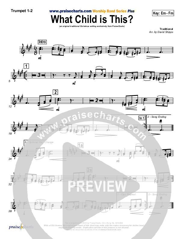 What Child Is This Brass Pack (PraiseCharts / Traditional Carol)