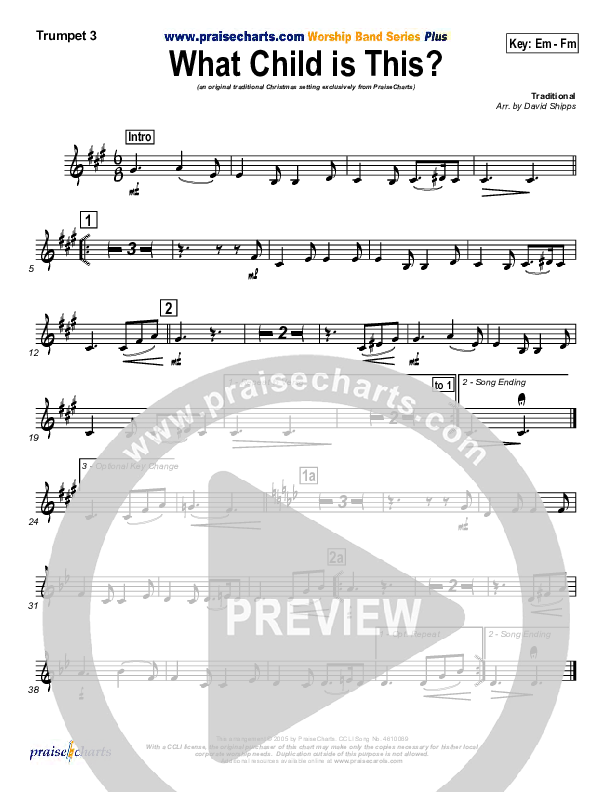 What Child Is This Brass Pack (PraiseCharts / Traditional Carol)