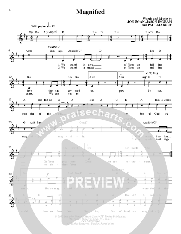 Magnified Lead Sheet (Desperation Band)