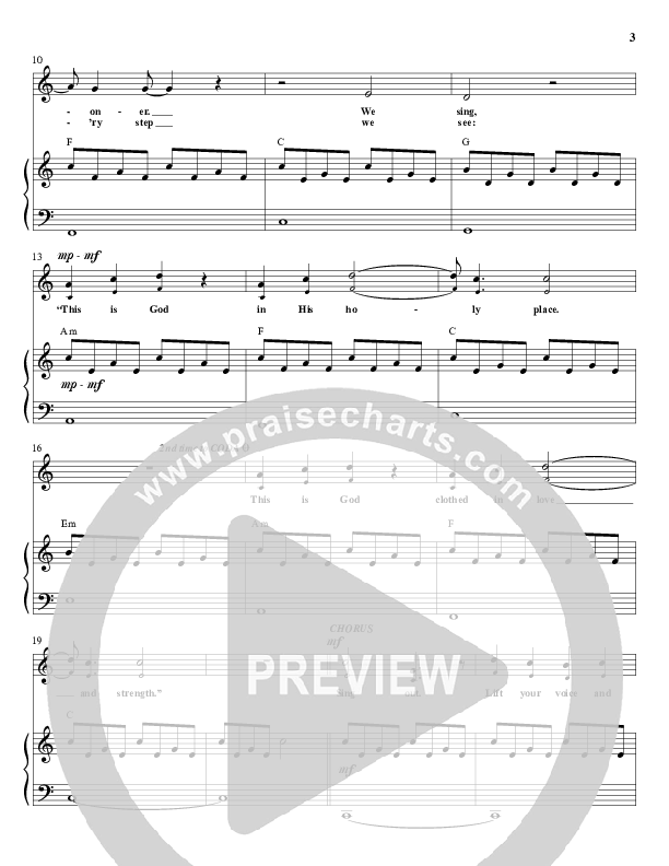 Strong God Lead & Piano (Desperation Band)