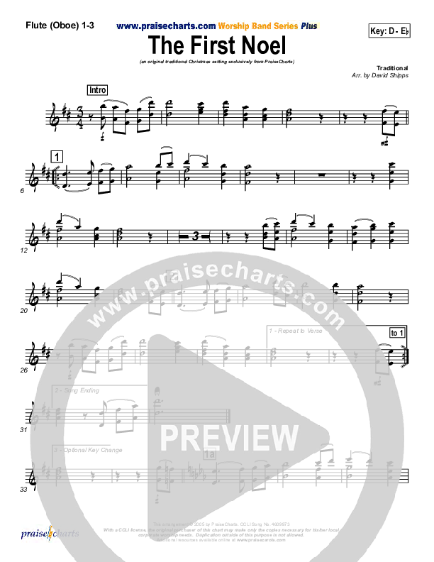 The First Noel Wind Pack (PraiseCharts / Traditional Carol)