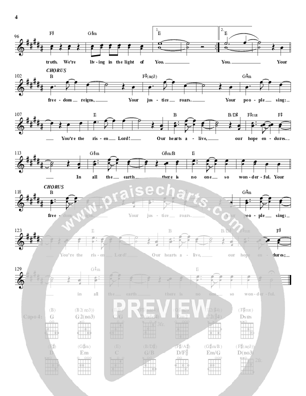 Wonderful Lead Sheet (Desperation Band)