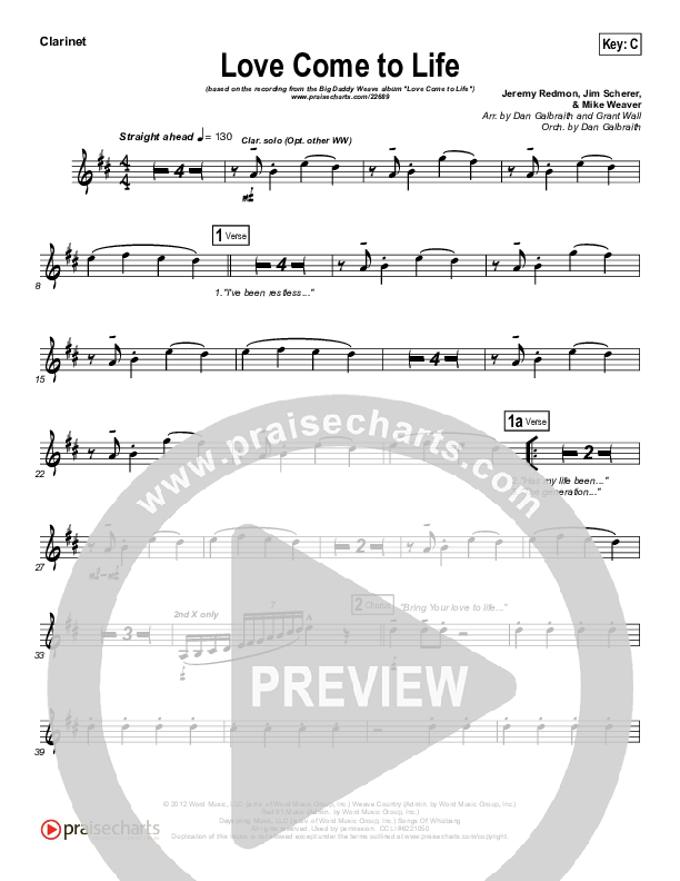 Love Come To Life Wind Pack (Big Daddy Weave)