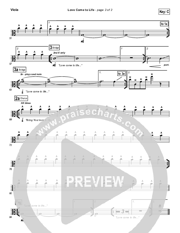 Love Come To Life Viola (Big Daddy Weave)