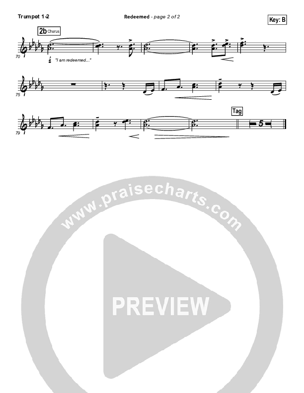 Redeemed Trumpet 1,2 (Big Daddy Weave)