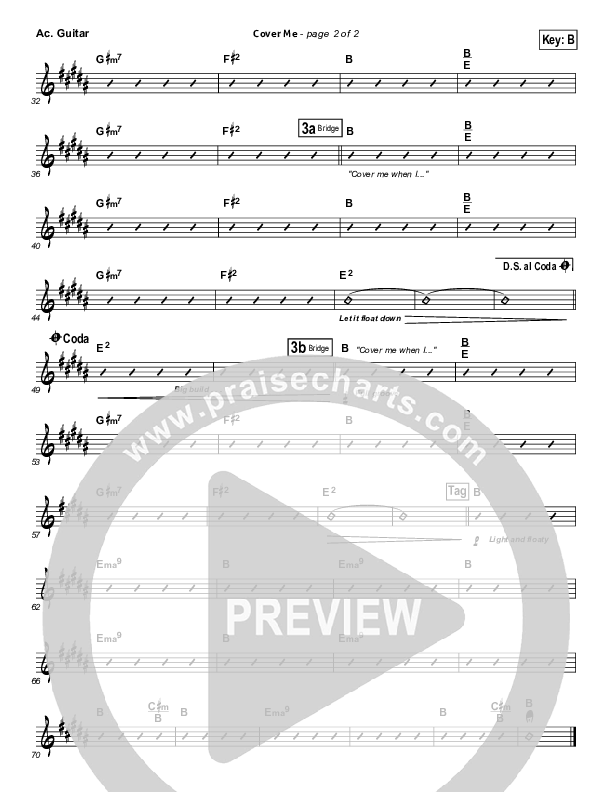 Cover Me Acoustic Guitar (Mark Condon)