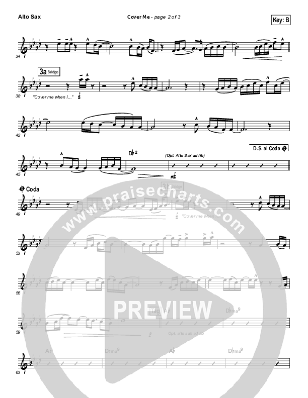 Cover Me Alto Sax (Mark Condon)