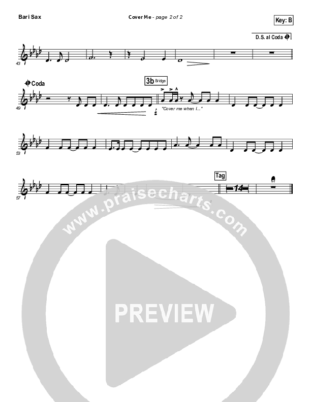 Cover Me Bari Sax (Mark Condon)