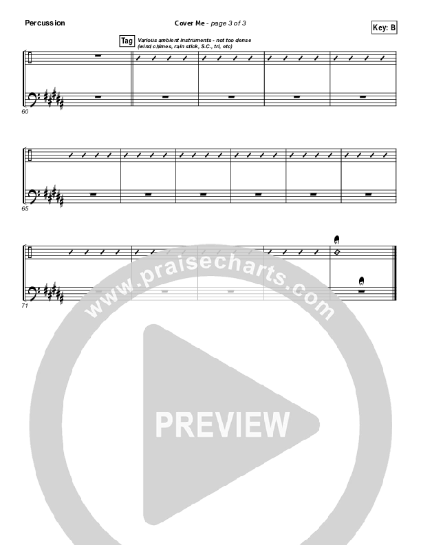 Cover Me Percussion (Mark Condon)