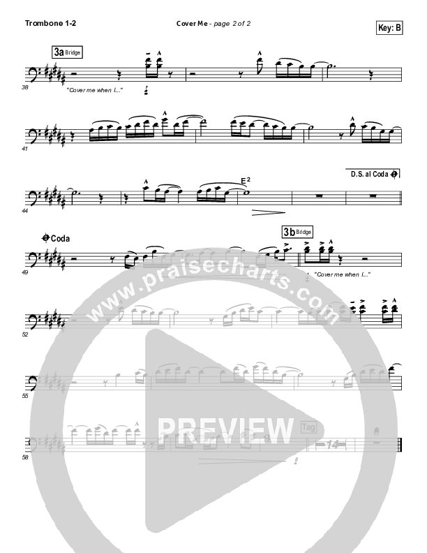 Cover Me Trombone 1/2 (Mark Condon)