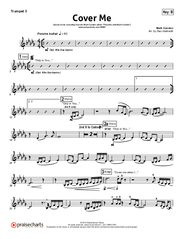 Cover Me Trumpet 3 (Mark Condon)