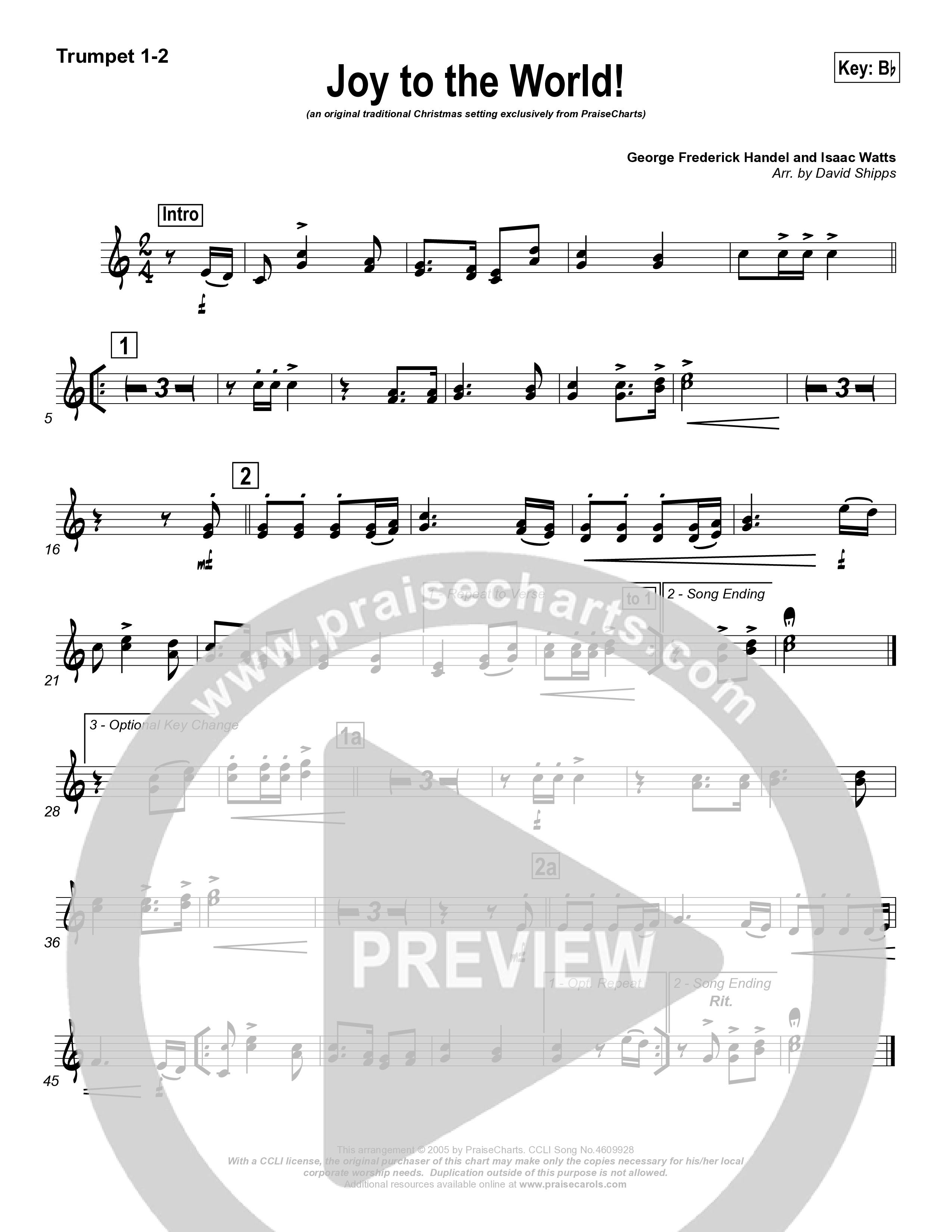 Joy To The World Brass Pack (Traditional Carol / PraiseCharts)