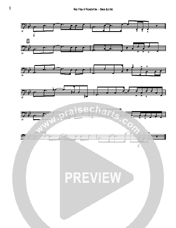 How Firm A Foundation Bass Guitar (David Arivett)