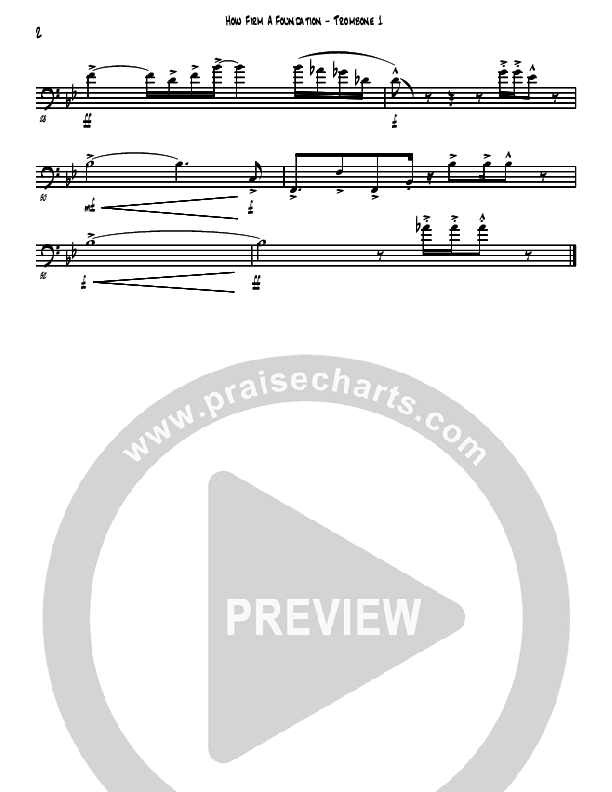How Firm A Foundation Trombone 1 (David Arivett)