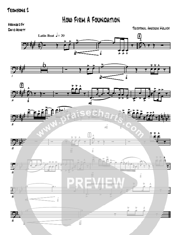 How Firm A Foundation Trombone 2 (David Arivett)
