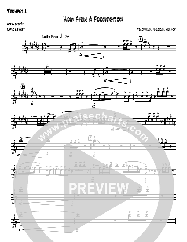 How Firm A Foundation Trumpet 1 (David Arivett)