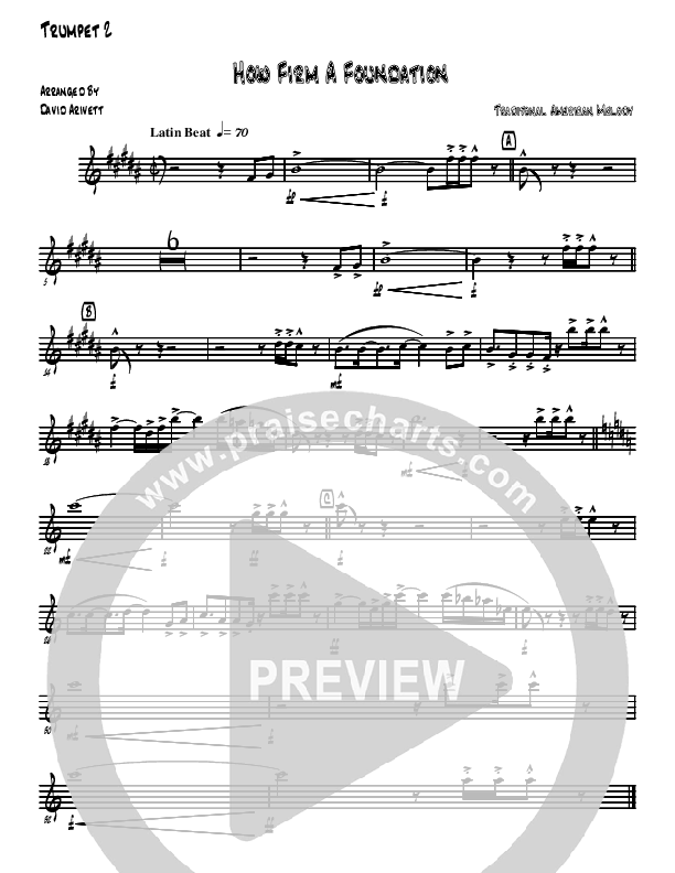 How Firm A Foundation Trumpet 2 (David Arivett)
