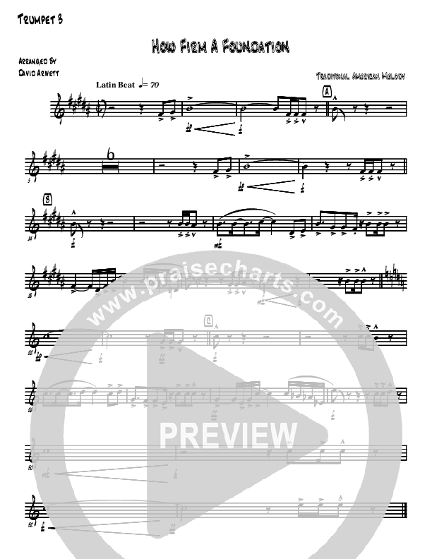 How Firm A Foundation Trumpet 3 (David Arivett)