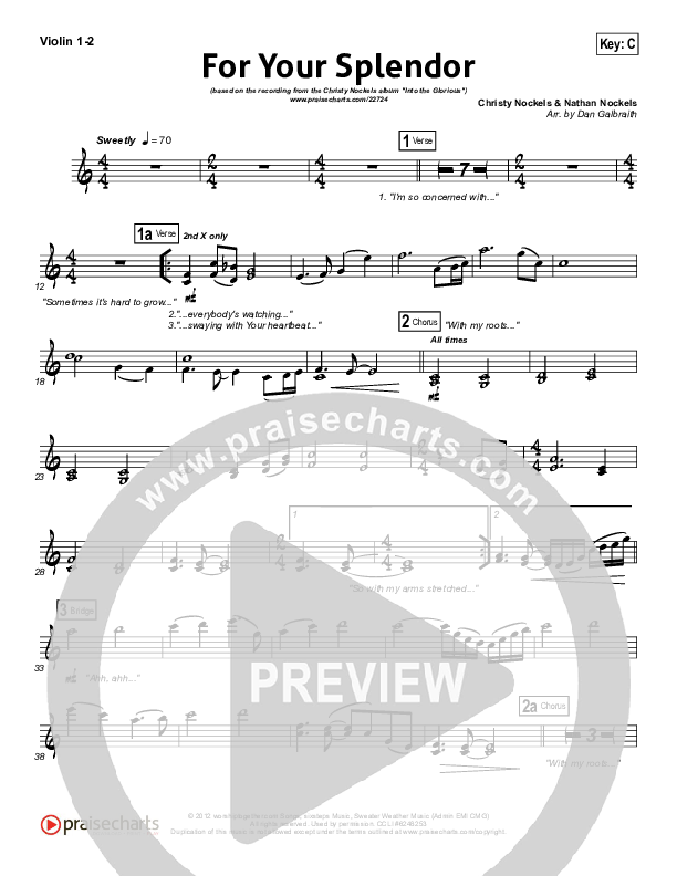 For Your Splendor String Pack (Christy Nockels)