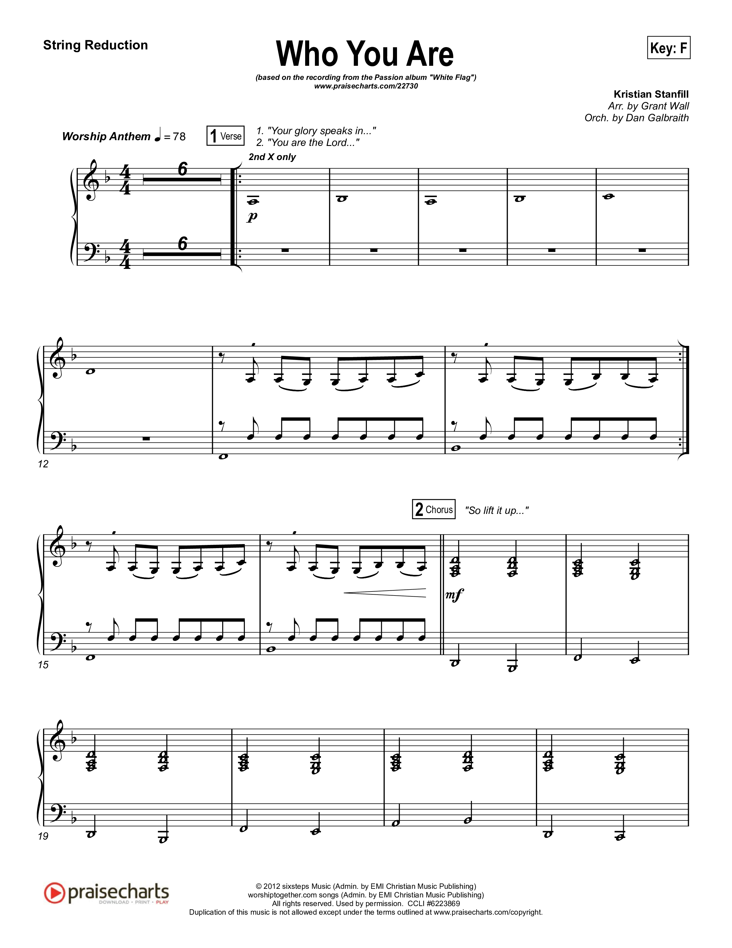 Who You Are String Reduction (Passion / Kristian Stanfill)