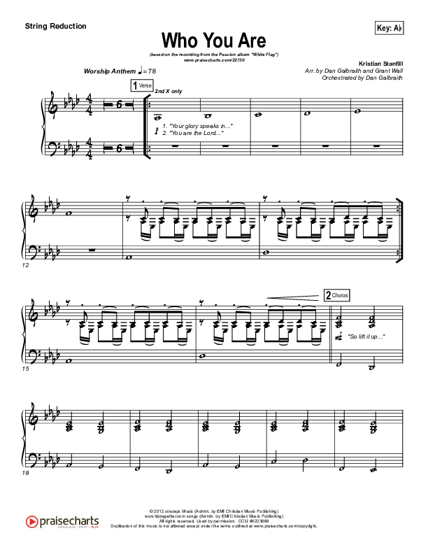 Who You Are String Pack (Passion / Kristian Stanfill)