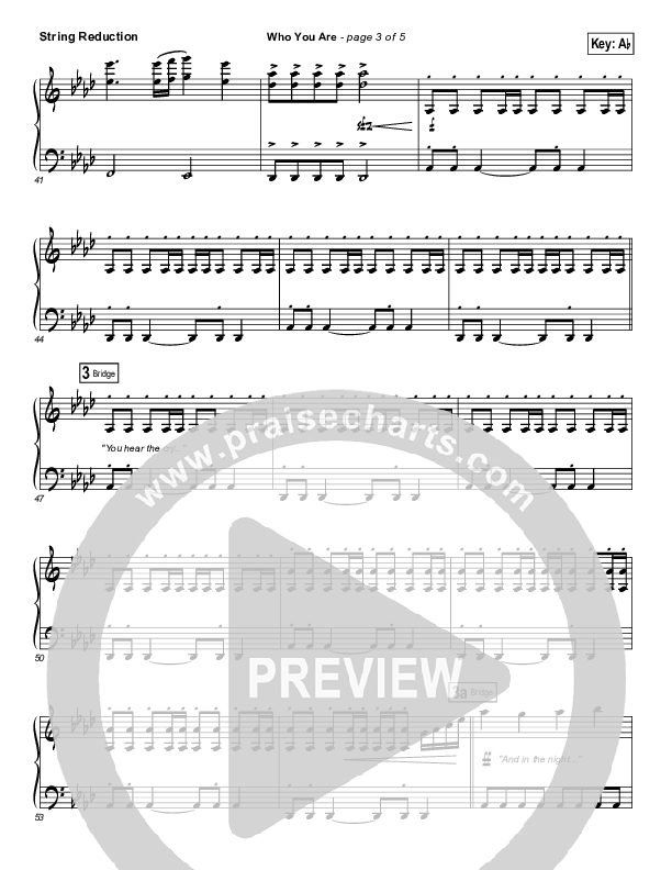 Who You Are String Pack (Passion / Kristian Stanfill)