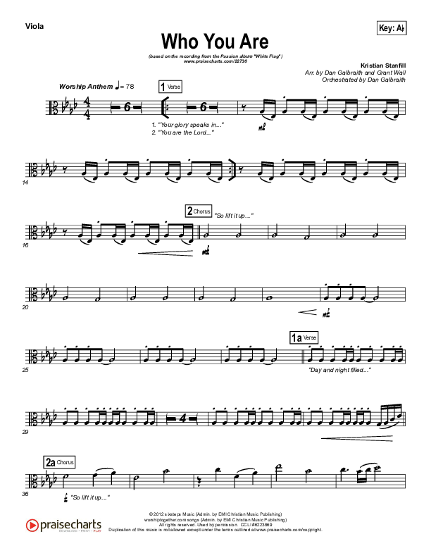 Who You Are Viola (Passion / Kristian Stanfill)