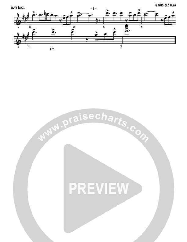 America The Beautiful Alto Sax 1/2 (Denver Bierman)