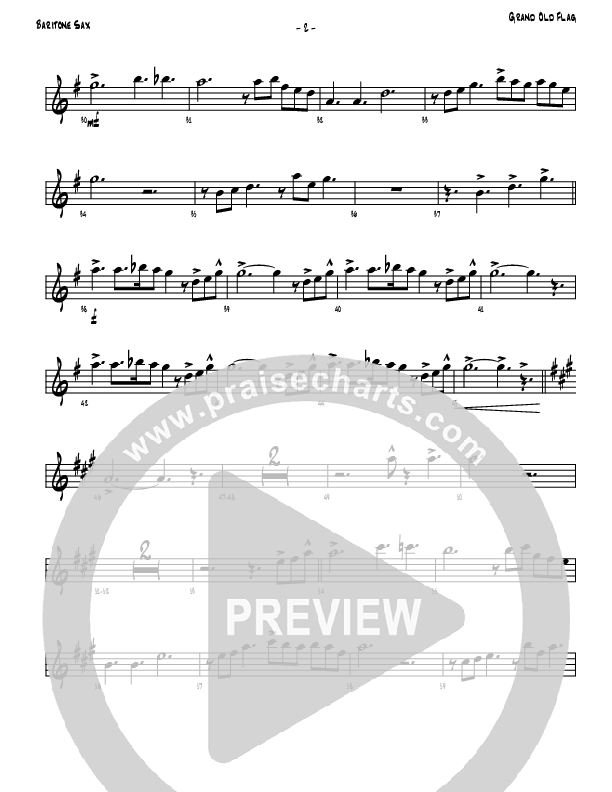 America The Beautiful Bari Sax (Denver Bierman)