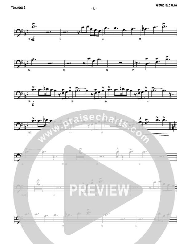 America The Beautiful Trombone 2 (Denver Bierman)