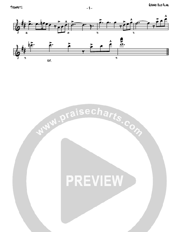 America The Beautiful Trumpet 1 (Denver Bierman)