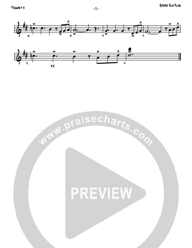 America The Beautiful Trumpet (Denver Bierman)