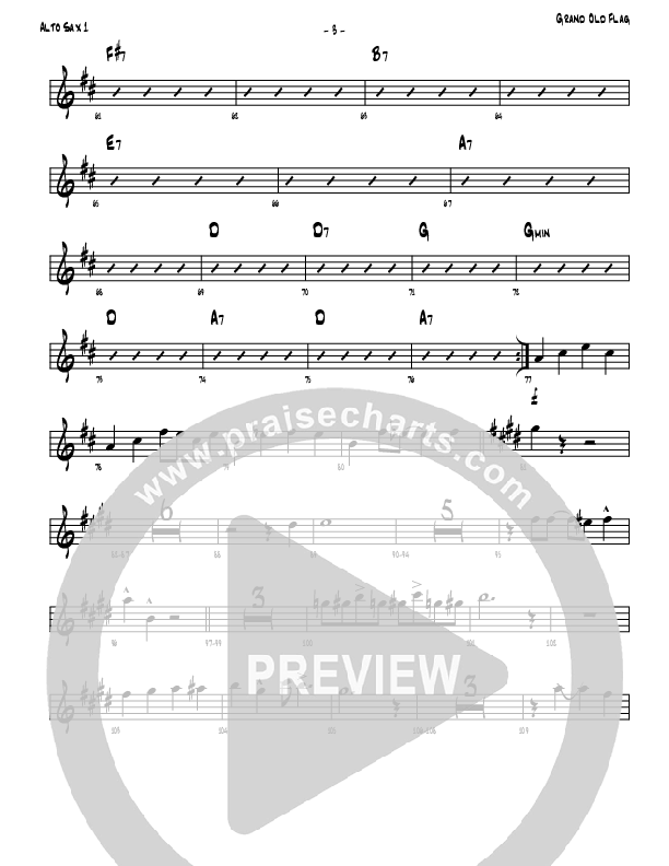 You're A Grand Old Flag Alto Sax 1/2 (Denver Bierman)