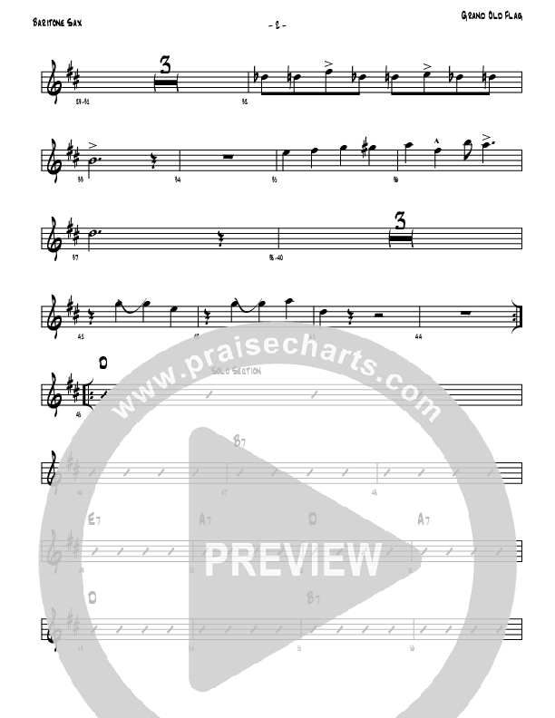 You're A Grand Old Flag Bari Sax (Denver Bierman)