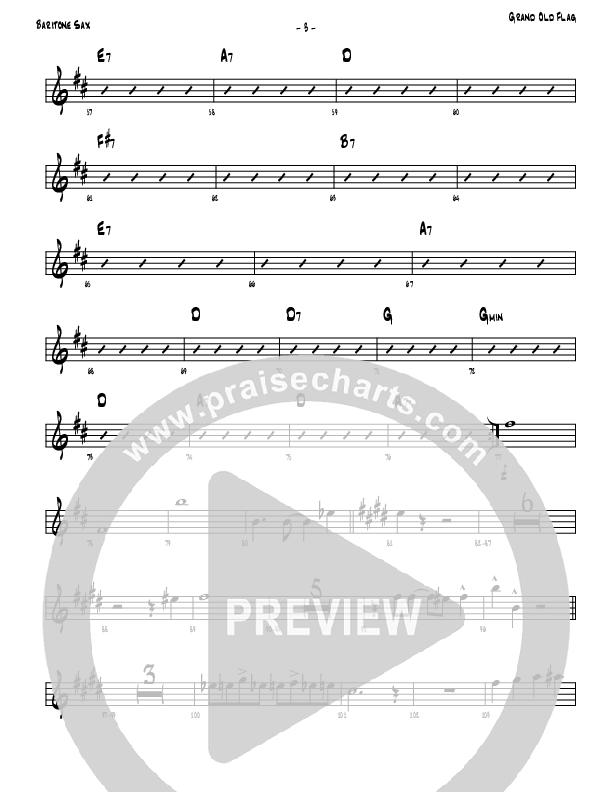 You're A Grand Old Flag Bari Sax (Denver Bierman)